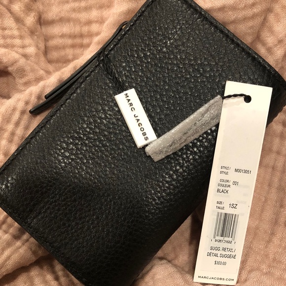 Black Leather Marc Jacobs Wallet NWT 💯Leather - Picture 3 of 9